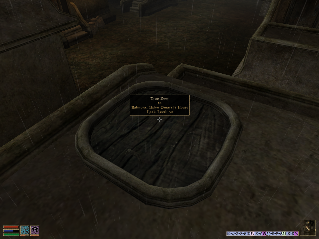 Trap Door to Balyn Omarels House